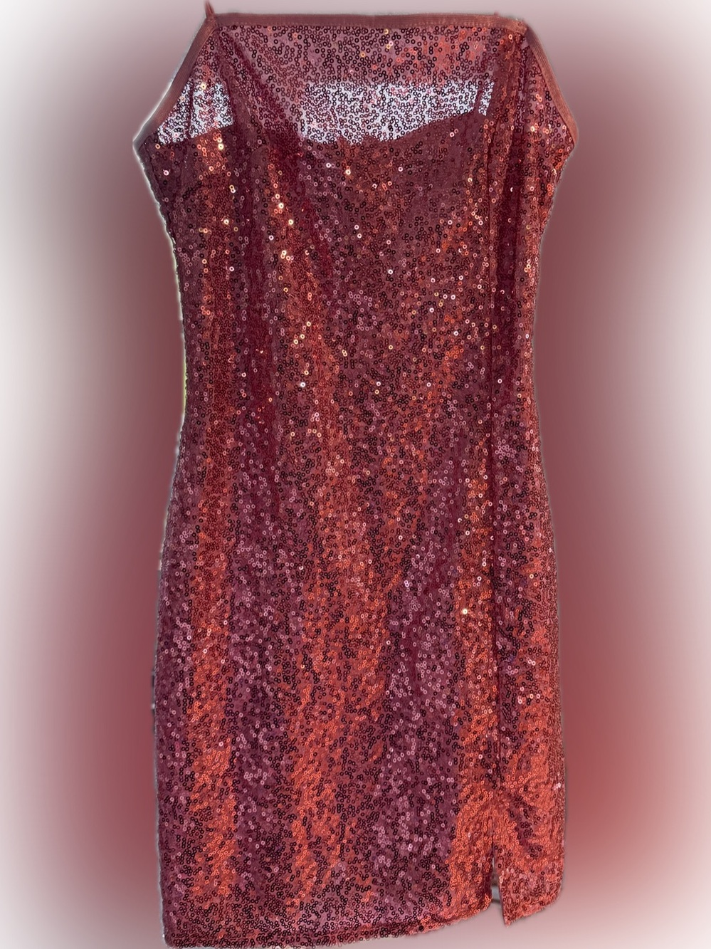 SHEIN Pink Strapless Sequin Party Dress Size XS US 2